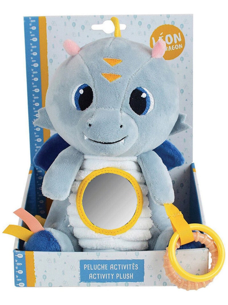 Léon le Dragon PELUCHE ACTIVITES H21 cm Multicolore - Kiabi