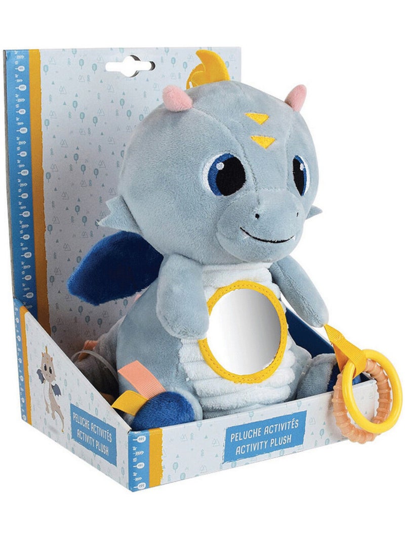 Léon le Dragon PELUCHE ACTIVITES H21 cm Multicolore - Kiabi