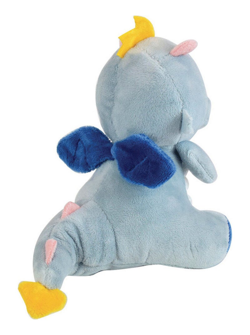 Léon le Dragon PELUCHE HOCHET H17 cm Gris - Kiabi