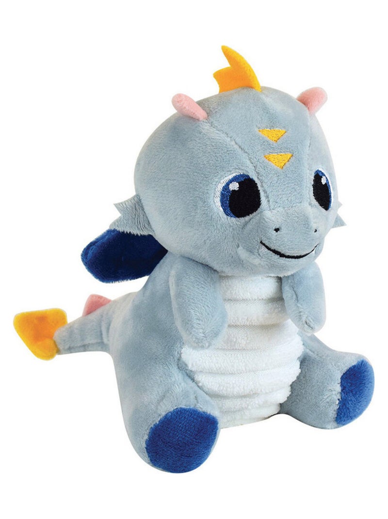 Léon le Dragon PELUCHE HOCHET H17 cm Gris - Kiabi