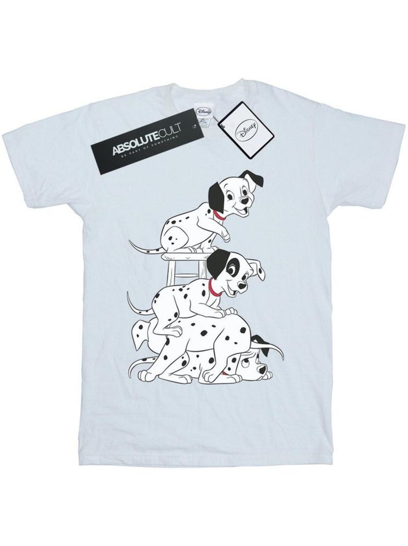 Les 101 Dalmatiens - T-shirt Blanc - Kiabi