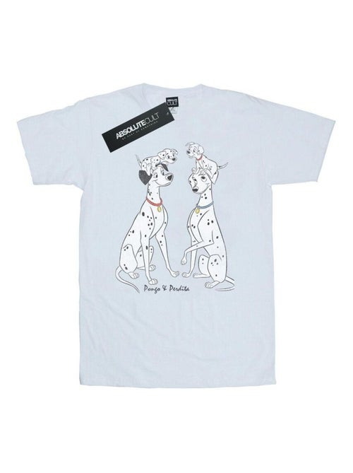 Les 101 Dalmatiens - T-shirt PONGO AND PERDITA (Perdita, Pongo) - Kiabi