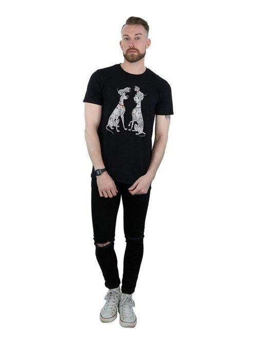 Les 101 Dalmatiens - T-shirt PONGO AND PERDITA (Perdita, Pongo) - Kiabi