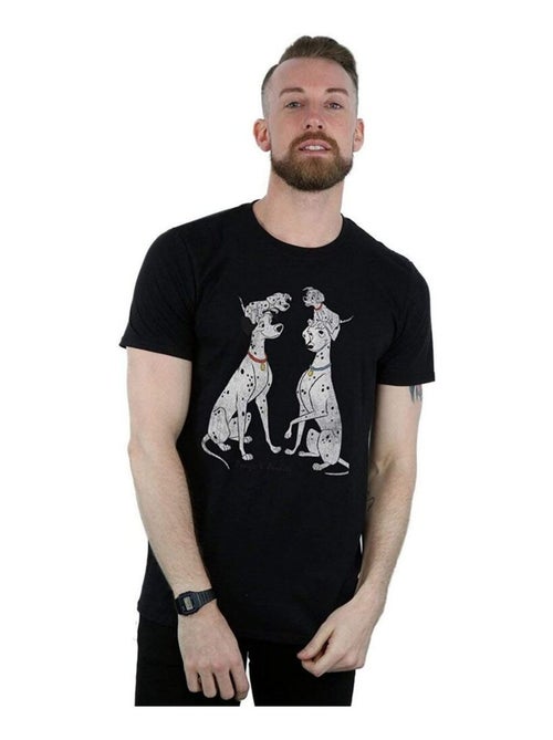 Les 101 Dalmatiens - T-shirt PONGO AND PERDITA (Perdita, Pongo) - Kiabi