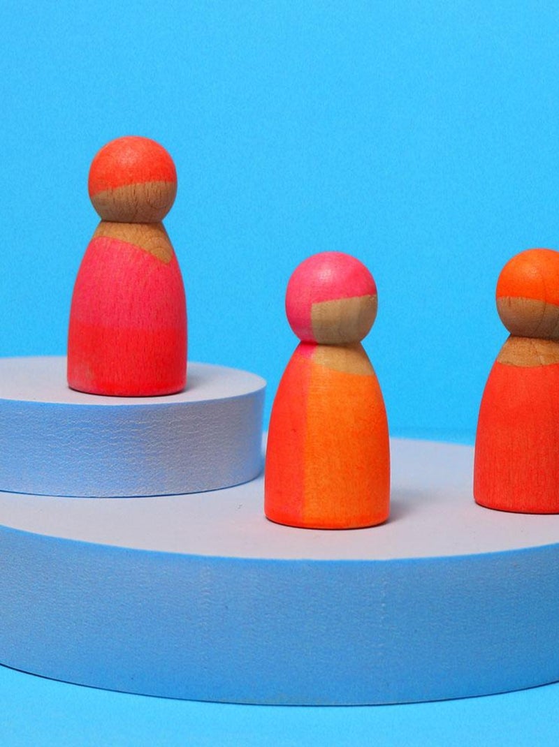Les 3 amis Néon Pink Multicolore - Kiabi