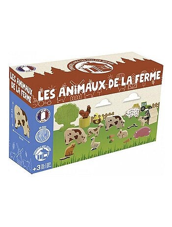 Les animaux de la ferme en bois