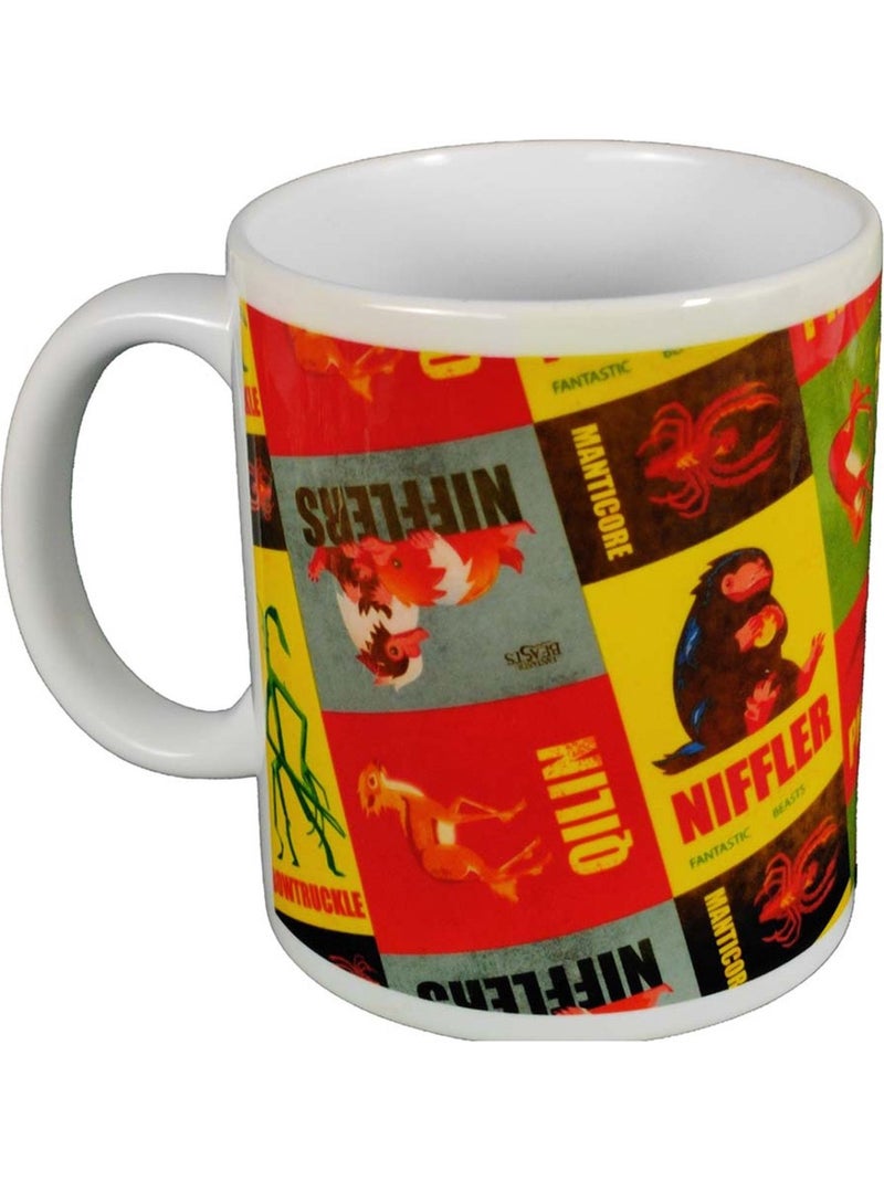 Les Animaux fantastiques - Mug motif/style Monde des sorciers Blanc Multicolore - Kiabi