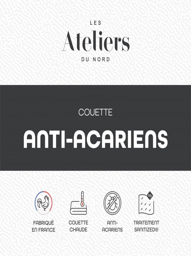 Les Ateliers du Nord - Couette Chaude Anti-acariens Blanc - Kiabi