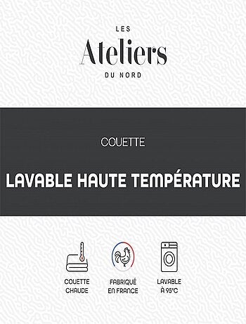 Les Ateliers du Nord - Couette Chaude Lavage Haute Température