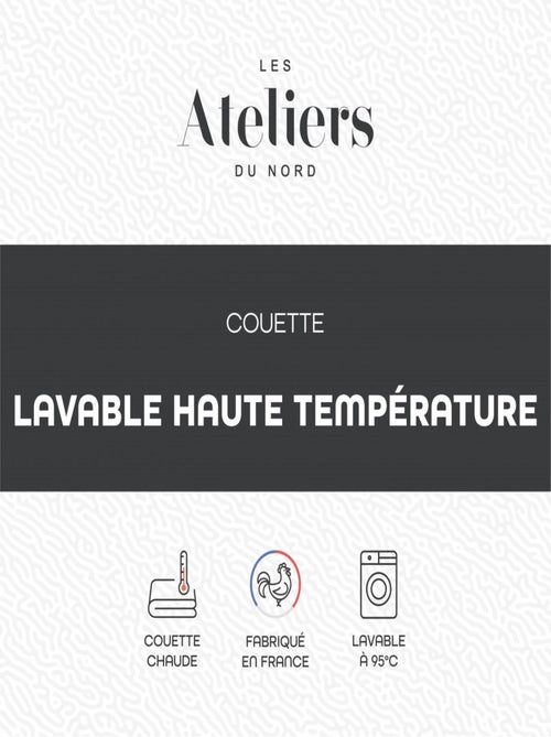 Les Ateliers du Nord - Couette Chaude Lavage Haute Température - Kiabi