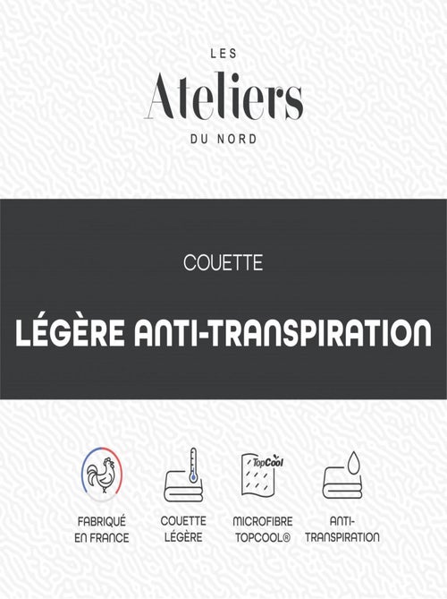 Les Ateliers du Nord - Couette Légère et Anti-transpiration - Kiabi