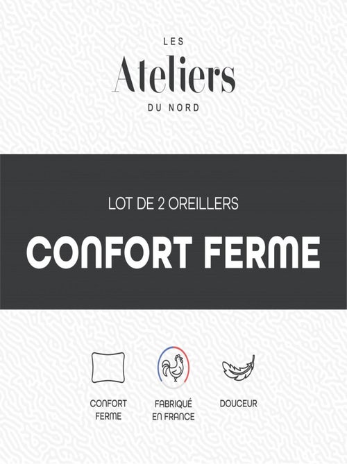 Les Ateliers du Nord - Lot de 2 Oreillers Ferme 60x60cm - Kiabi