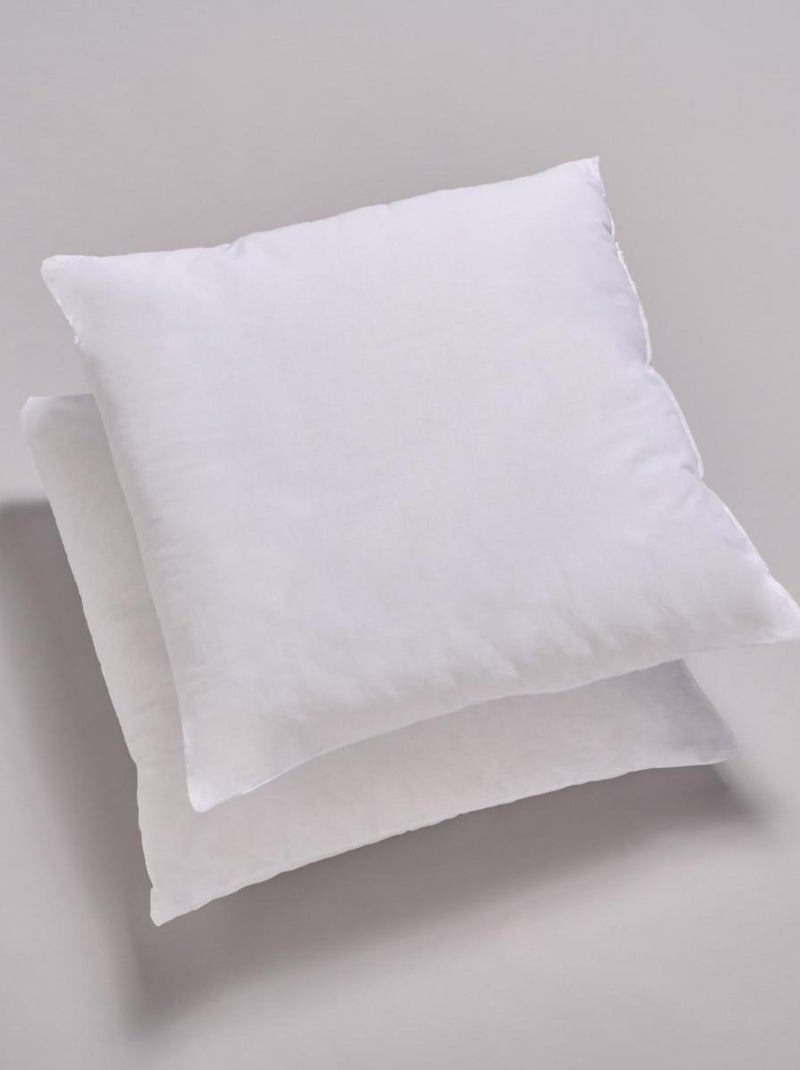 Les Ateliers du Nord - Lot de 2 Oreillers Lavage 95° 60x60cm Blanc - Kiabi