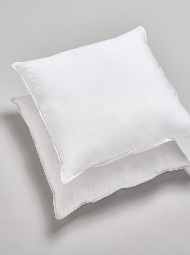 Les Ateliers du Nord - Lot de 2 oreillers mémoire de forme 60x60cm Blanc - Kiabi