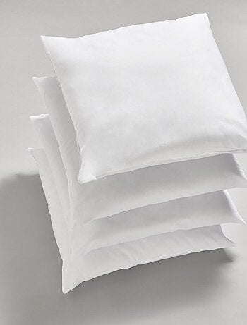 Les Ateliers du Nord - Lot de 4 oreillers moelleux Anti-acariens 60x60cm