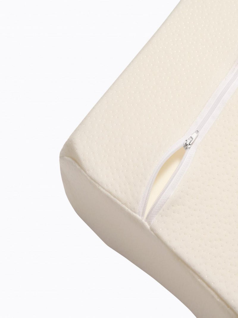 Les Ateliers du Nord - Oreiller Ergonomique Mémoire de forme 50x30cm Blanc - Kiabi