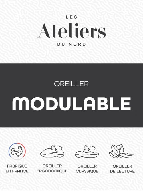 Les Ateliers du Nord - Oreiller modulable 65x65cm - Kiabi Les Ateliers du Nord - Oreiller modulable 65x65cm - Kiabi