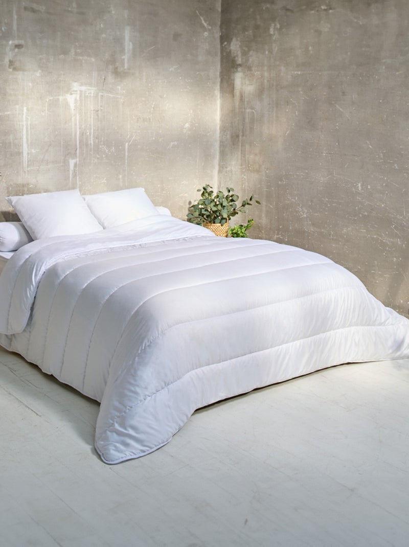 Les Ateliers du Nord - Pack Couette Chaude + 1 ou 2 oreillers Anti Acariens Blanc - Kiabi