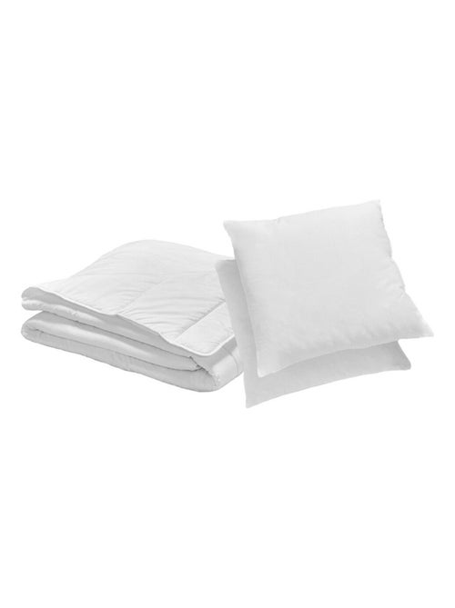 Les Ateliers du Nord - Pack Couette Légère Anti-transpiration + 1 ou 2 oreillers - Kiabi