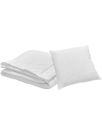 Les Ateliers du Nord - Pack Couette Légère Anti-transpiration + 1 ou 2 oreillers