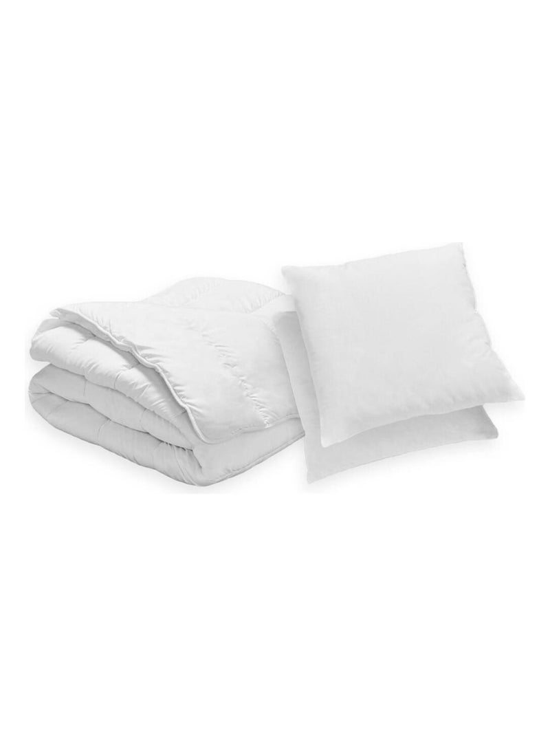 Les Ateliers du Nord - Pack Hiver Couette Très chaude + oreiller Blanc - Kiabi