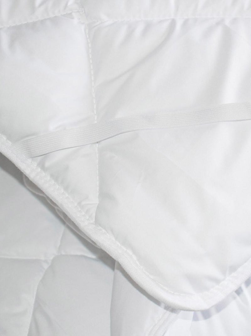 Les Ateliers du Nord - Surmatelas Confort Anti-transpiration Blanc - Kiabi