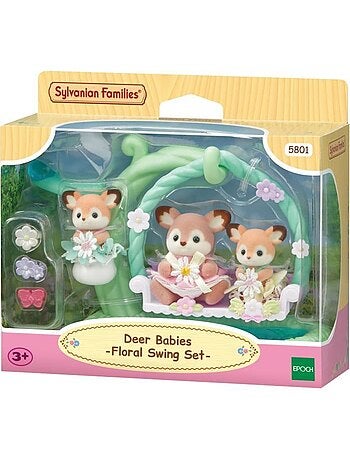 Les bébés biche et balancelle - sylvanian families - 5801