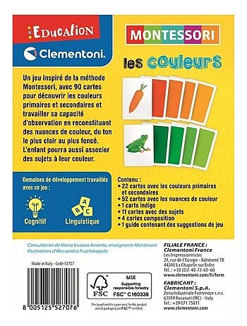 Clementoni - jeu educatif mes 100 premiers mots - montessori - 54