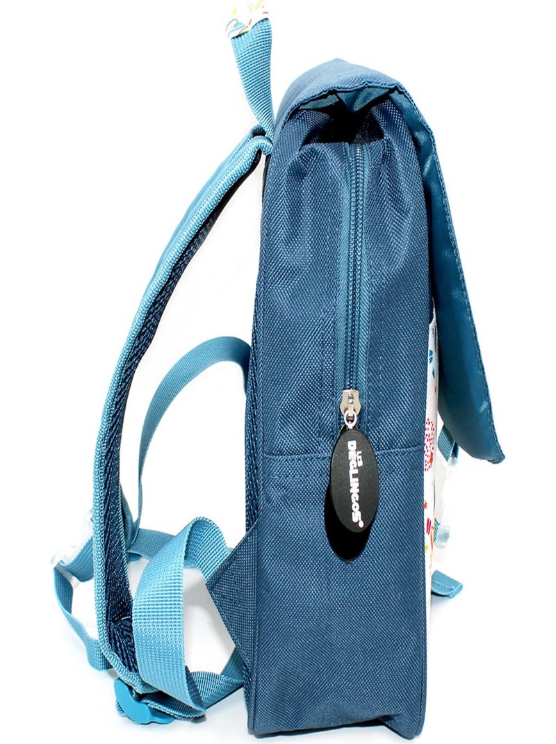 Les Déglingos - Cartable A4 maternelle Bleu - Kiabi
