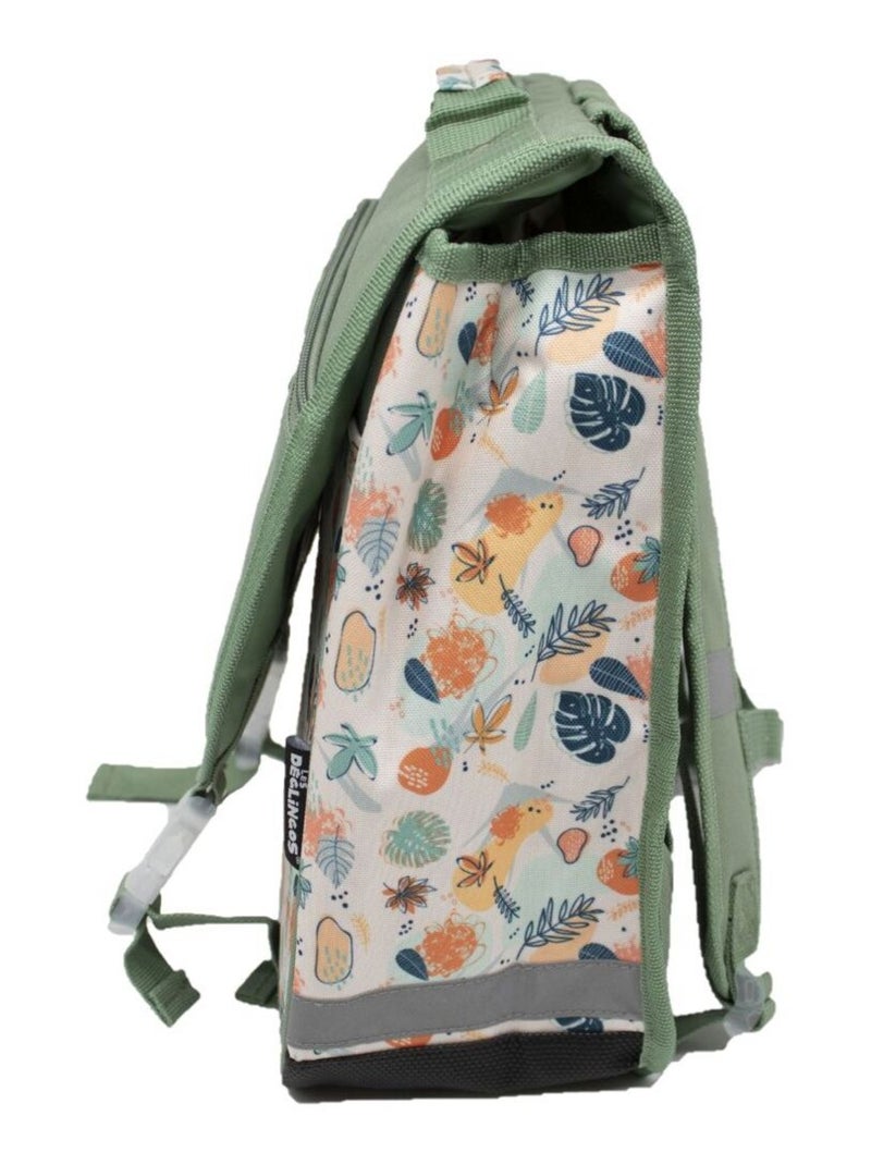 Les Déglingos - Cartable A4 maternelle Vert - Kiabi