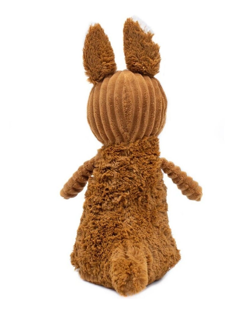 Les Déglingos - Peluche Allezou le kangourou maman et son bébé Marron - Kiabi