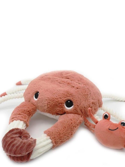 Les Déglingos - Peluche Cassecou le crabe et son bébé - Kiabi