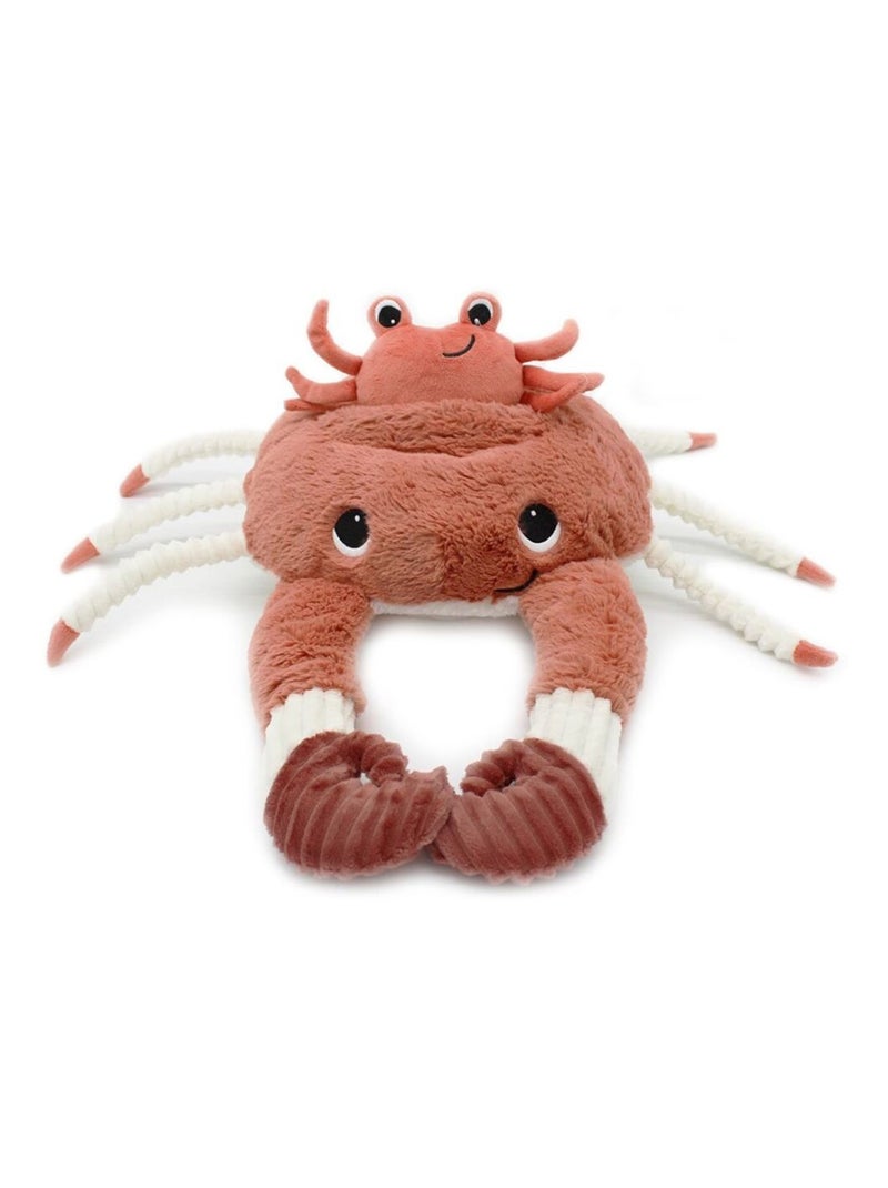 Les Déglingos - Peluche Cassecou le crabe et son bébé Orange - Kiabi