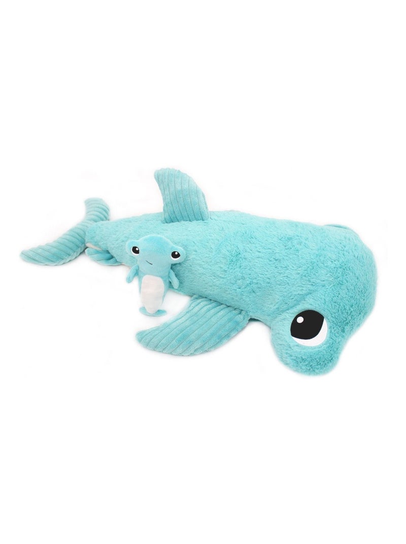 Les Déglingos - Peluche Clou maman et bébé Bleu - Kiabi