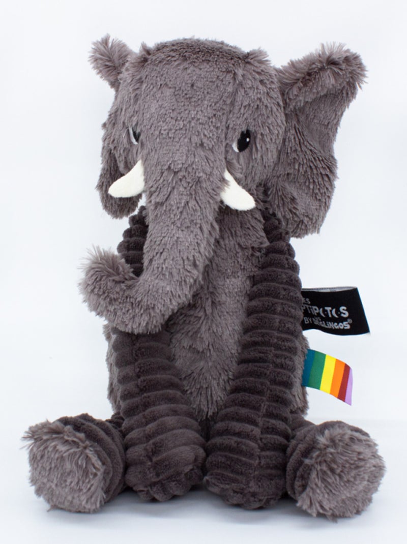 Les Déglingos - Peluche Dimoitou l'éléphant Gris - Kiabi