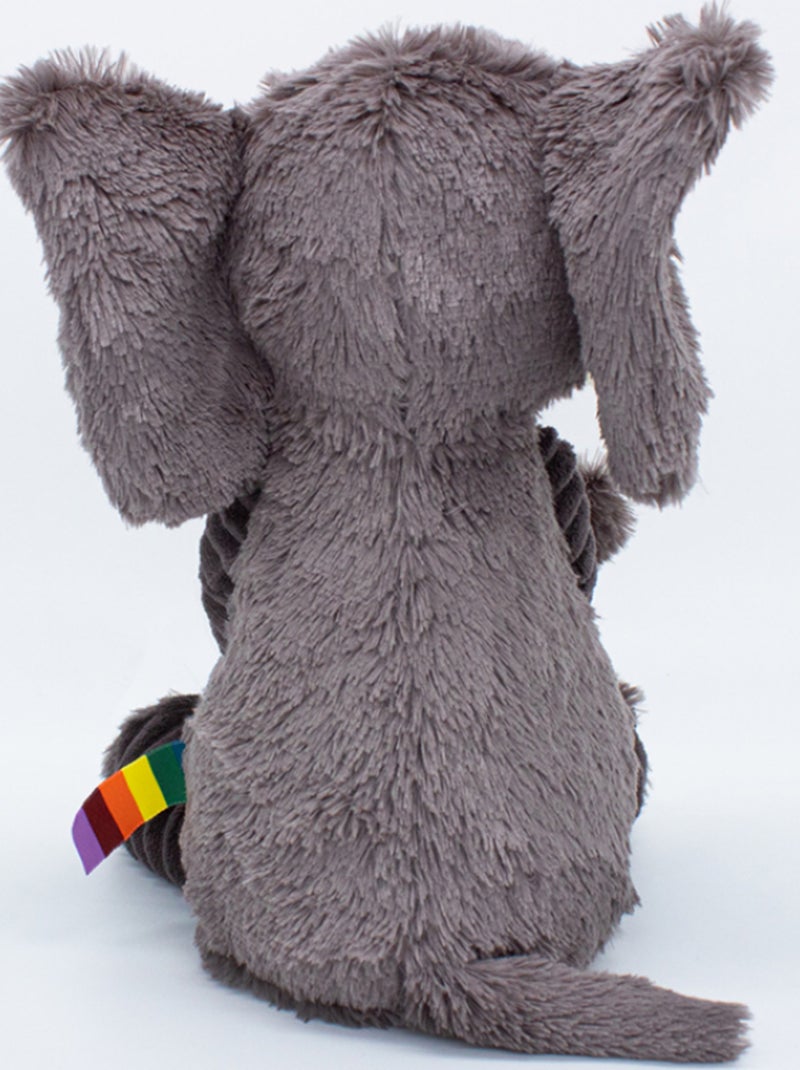 Les Déglingos - Peluche Dimoitou l'éléphant Gris - Kiabi