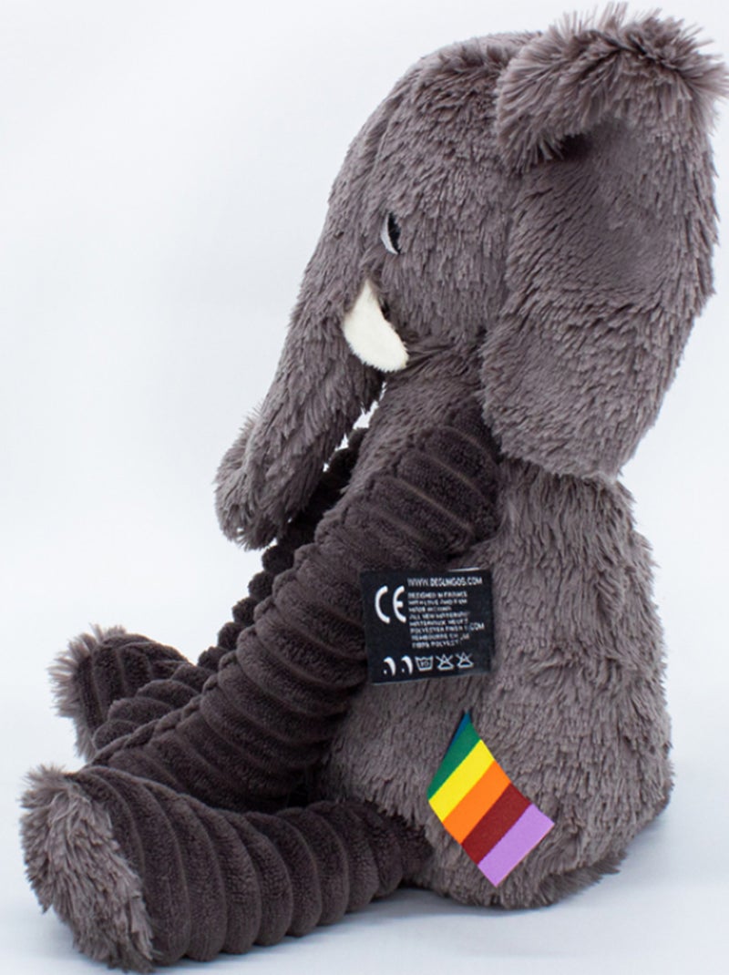 Les Déglingos - Peluche Dimoitou l'éléphant Gris - Kiabi