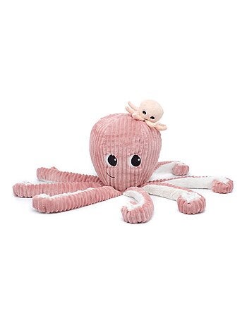 Les Déglingos - Peluche Filou la pieuvre maman et bébé