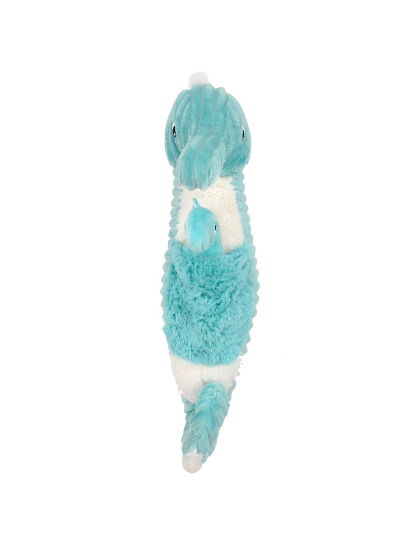 Les Déglingos - Peluche Papadou papa et bébé Bleu - Kiabi