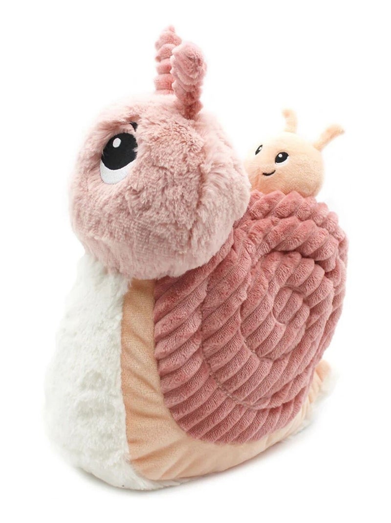 Les Déglingos - Peluche Speedou l'escargot maman et bébé Rose - Kiabi