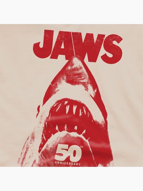 Les Dents de la mer - T-shirt 50ème motif/style requin POSTER - Kiabi