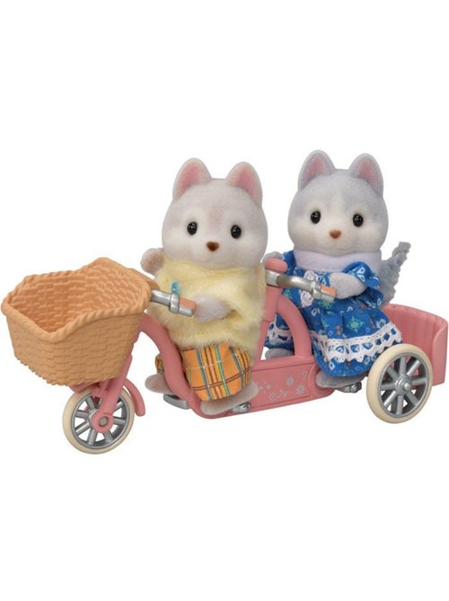 Les frères et sœurs husky et leur tandem - sylvanian families - 5637 - Kiabi