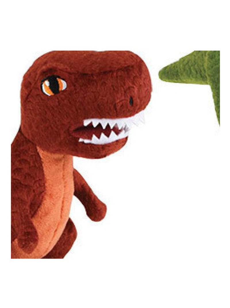 Les Jeminosaures Lot De 3 Peluches Trex, Pteranodon, Triceratop 18cm Multicolore - Kiabi