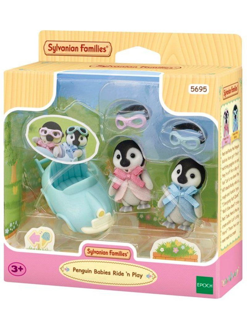 Les jumeaux pingouin - sylvanian families - 5695 Blanc - Kiabi