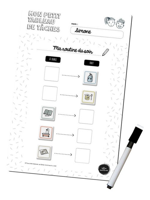 Les Magnétos - Mes Bonnes Habitudes - Ma routine du soir - Kiabi