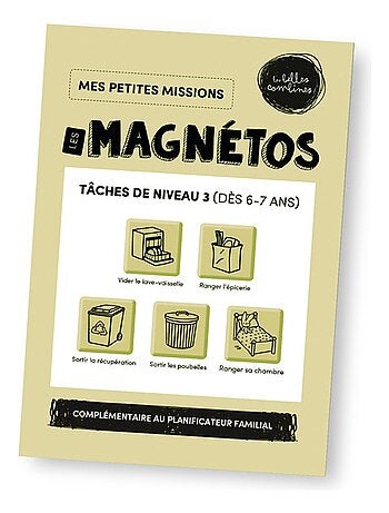 Les Magnétos - Mes Petites Missions : Tâches de niveau 3 (6-7 ans)