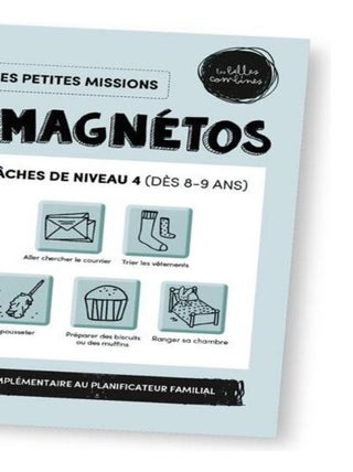 Les Magnétos - Mes Petites Missions : Tâches de niveau 4 (8-9 ans)