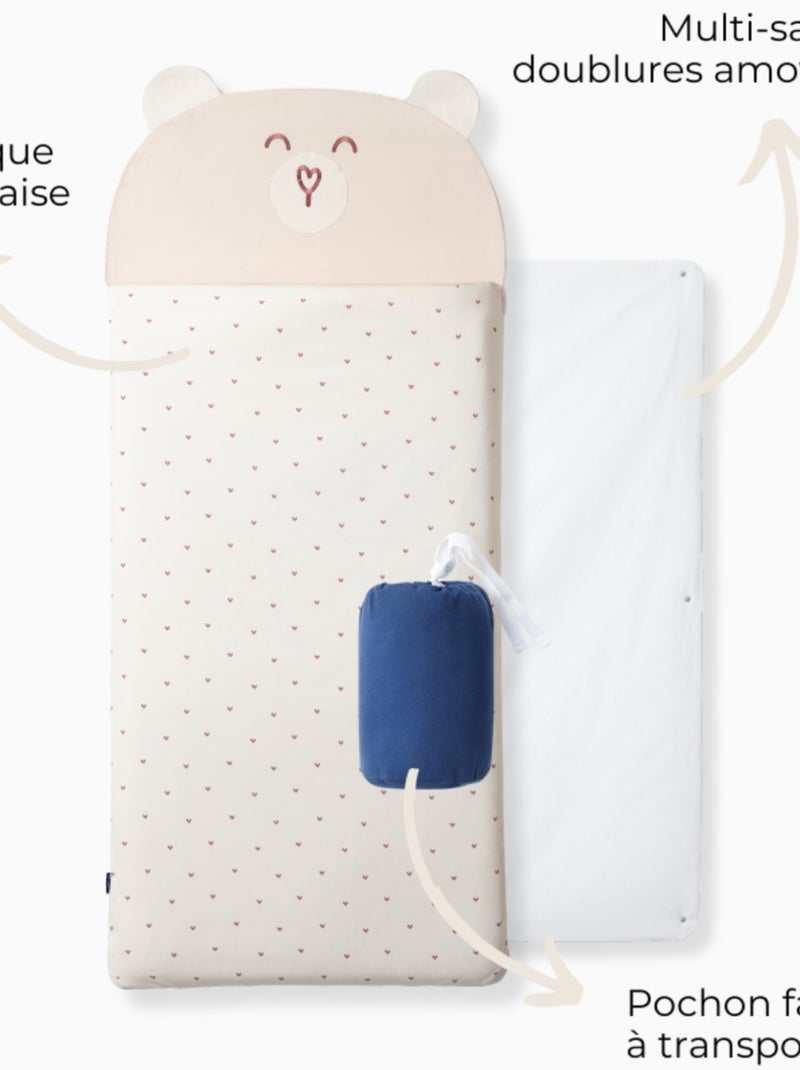 Les petites billes - Sac de couchage 4 saisons Beige - Kiabi
