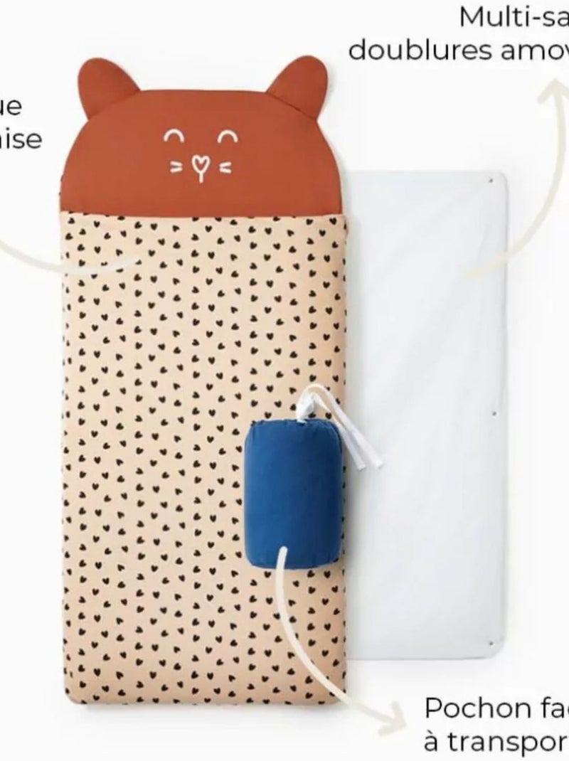 Les petites billes - Sac de couchage 4 saisons - Marron - Enfant - 0.00