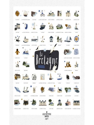Les Petites Dates - Affiche Bretagne